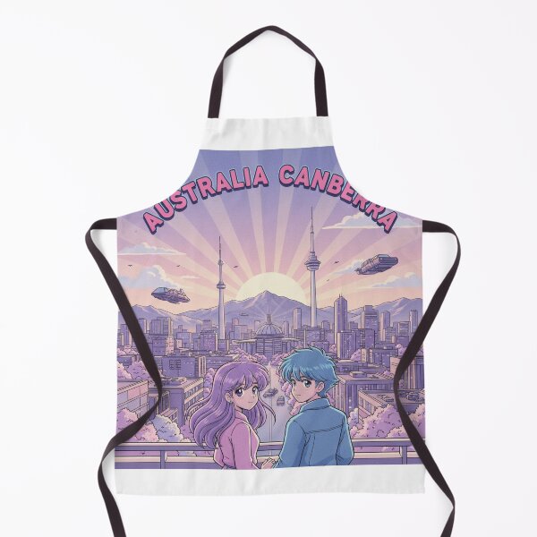 Item preview, Retro Anime Australy Canberra Travel T Shirt Design designed and sold by ANIMEX00.