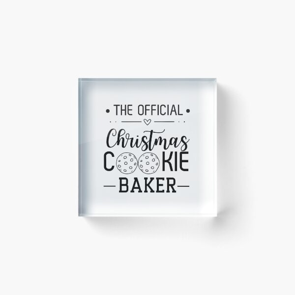 Item preview, The Official Christmas Cookie Baker Funny Xmas Holiday Tee designed and sold by ZACK ART.