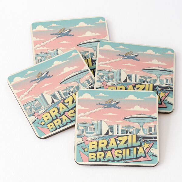 Item preview, Retro Anime Brazil Brasilia Travel T Shirt Design designed and sold by ANIMEX00.