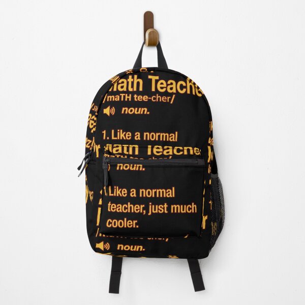 Item preview, Funny Nerdy Math Teacher Like a Normal Teacher Just Much Cooler A Wizard Yellow Maroon Text designed and sold by MathWare MathClips.