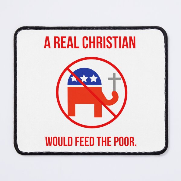 Item preview, A real Christian would feed the poor. designed and sold by Rachel the Artist .