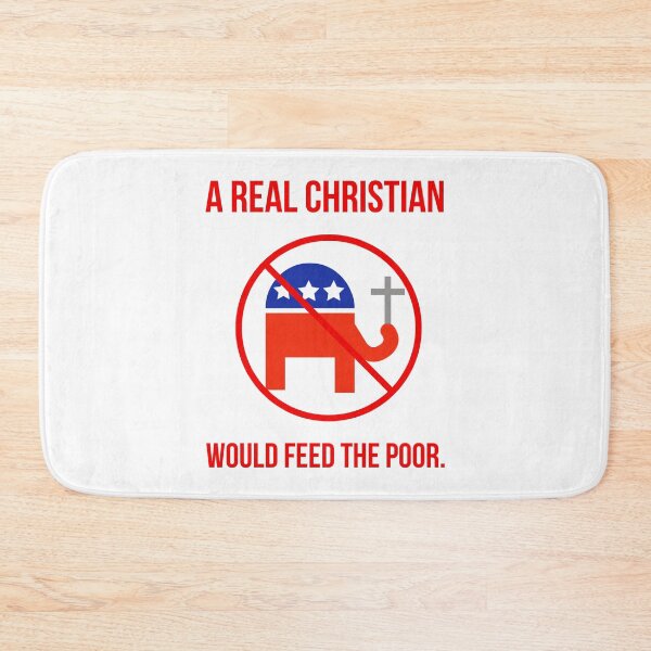Item preview, A real Christian would feed the poor. designed and sold by Rachel the Artist .