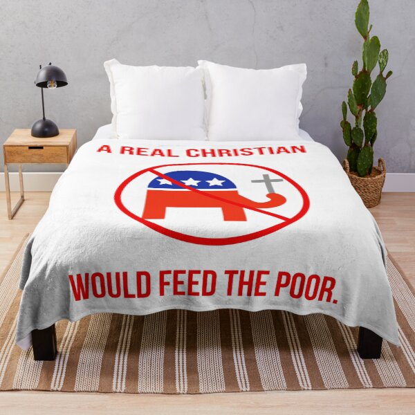 Item preview, A real Christian would feed the poor. designed and sold by Rachel the Artist .