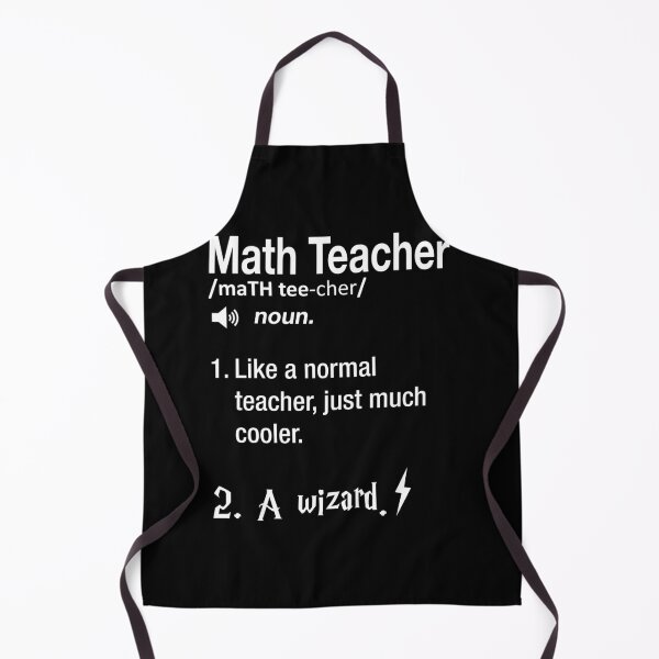 Item preview, Funny Nerdy Math Teacher Like a Normal Teacher Just Much Cooler A Wizard White Text designed and sold by MathWare MathClips.