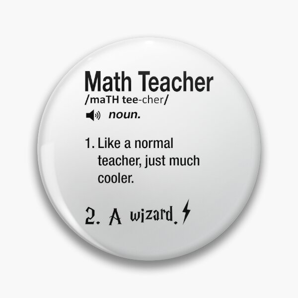 Item preview, Funny Nerdy Math Teacher Like a Normal Teacher Just Much Cooler A Wizard Black Text designed and sold by MathWare MathClips.