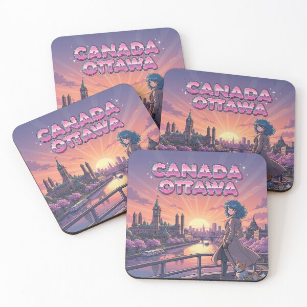 Item preview, Retro Anime Canada Ottawa Travel T Shirt Design designed and sold by ANIMEX00.