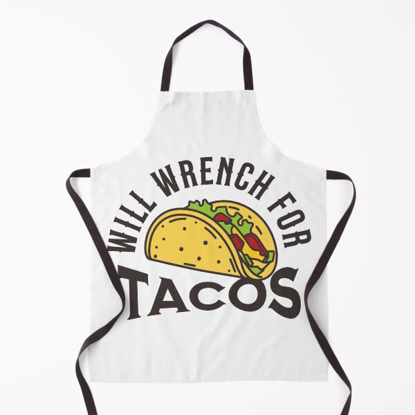 Item preview, Will Wrench for Tacos - Funny Mechanic Taco Lover Design designed and sold by Automotive Art by Greg.
