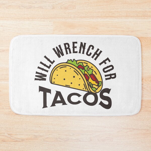 Item preview, Will Wrench for Tacos - Funny Mechanic Taco Lover Design designed and sold by Automotive Art by Greg.