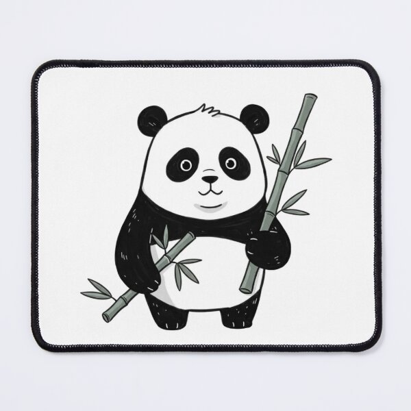 Item preview, Cute Panda Holding Bamboo designed and sold by EastEndTownie.