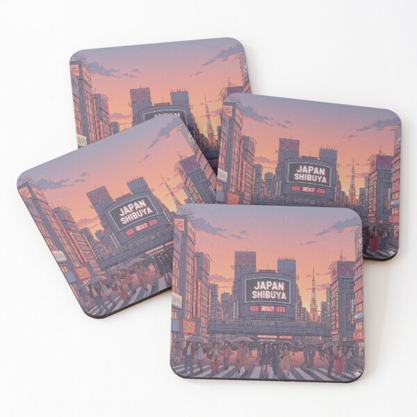 Item preview, Retro Anime Japan Shibuya Travel T Shirt Design designed and sold by ANIMEX00.