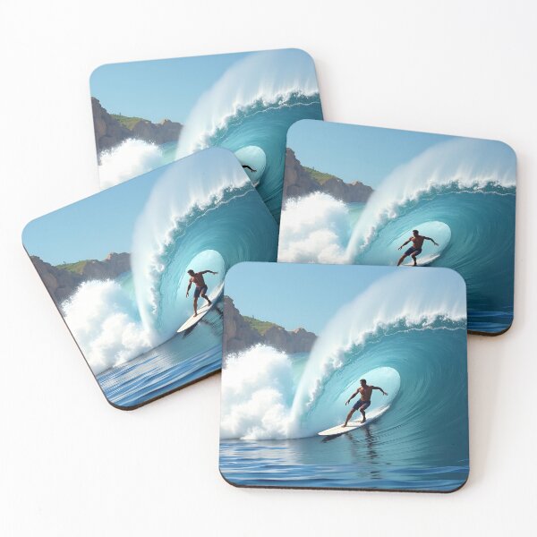 Item preview, Surfing a Big Wave designed and sold by BDLdesigns.