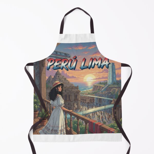Item preview, Retro Anime Peru Lima Travel T Shirt Design designed and sold by ANIMEX00.