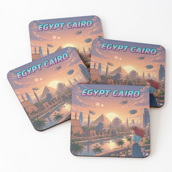 Item preview, Retro Anime Egypt Cairo Travel T Shirt Design designed and sold by ANIMEX00.