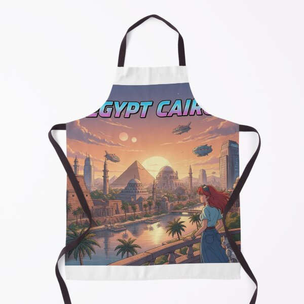 Item preview, Retro Anime Egypt Cairo Travel T Shirt Design designed and sold by ANIMEX00.