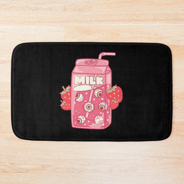 Item preview, Weirdcore Aesthetic Kawaii Strawberry Milk designed and sold by DominicAquino.