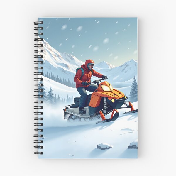 Item preview, Snowmobiling up a mountain  designed and sold by BDLdesigns.