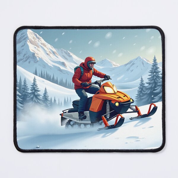 Item preview, Snowmobiling up a mountain designed and sold by BDLdesigns.