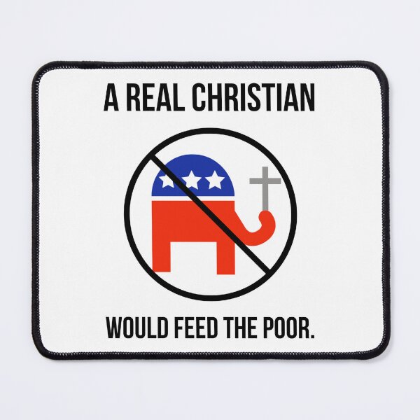 Item preview, A real Christian would feed the poor. designed and sold by Rachel the Artist .