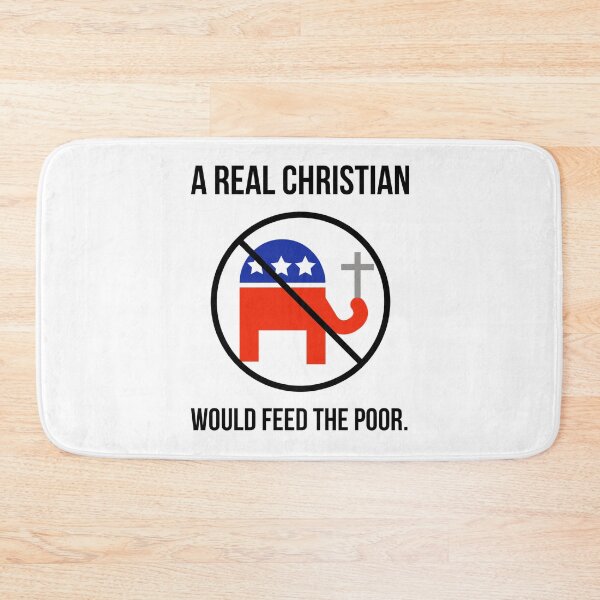 Item preview, A real Christian would feed the poor. designed and sold by Rachel the Artist .