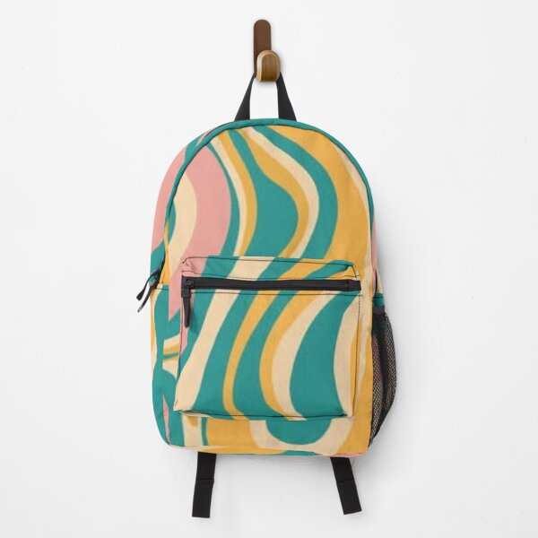 Item preview, Psychedelic abstract retro wavy pattern designed and sold by PATTERN4HAPPY.