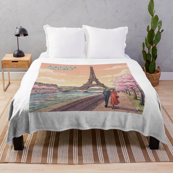 Item preview, Retro Anime France Paris Travel T Shirt Design designed and sold by ANIMEX00.