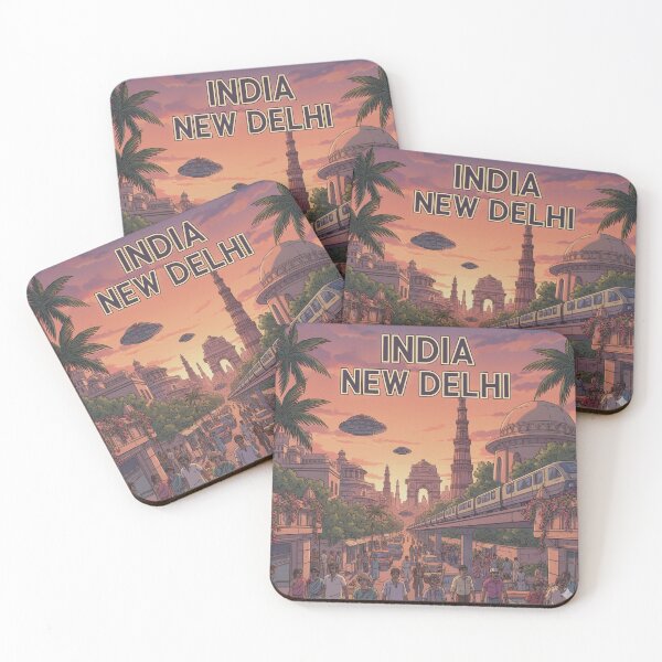 Item preview, Retro Anime India New Delhi Travel T Shirt Design designed and sold by ANIMEX00.