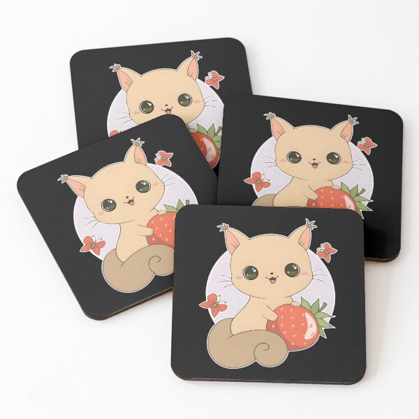 Item preview, Cute Little Squirrel With A Big Strawberry designed and sold by DominicAquino.