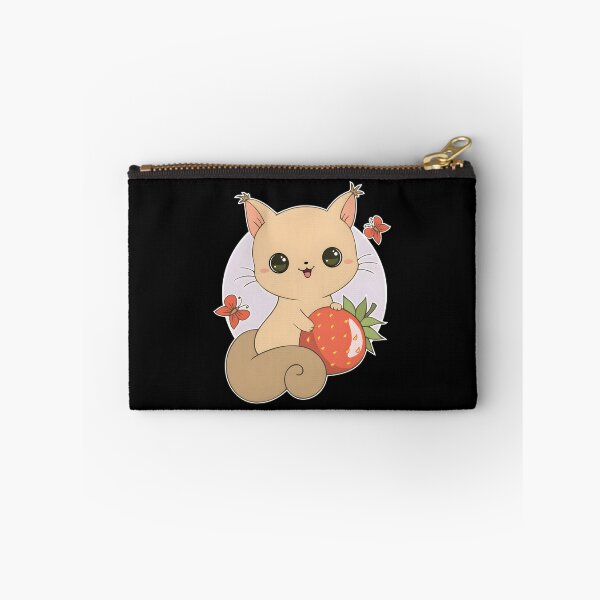 Item preview, Cute Little Squirrel With A Big Strawberry designed and sold by DominicAquino.
