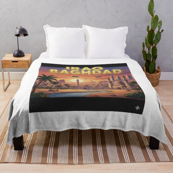 Item preview, Retro Anime Iraq Baghdad Travel T Shirt Design designed and sold by ANIMEX00.