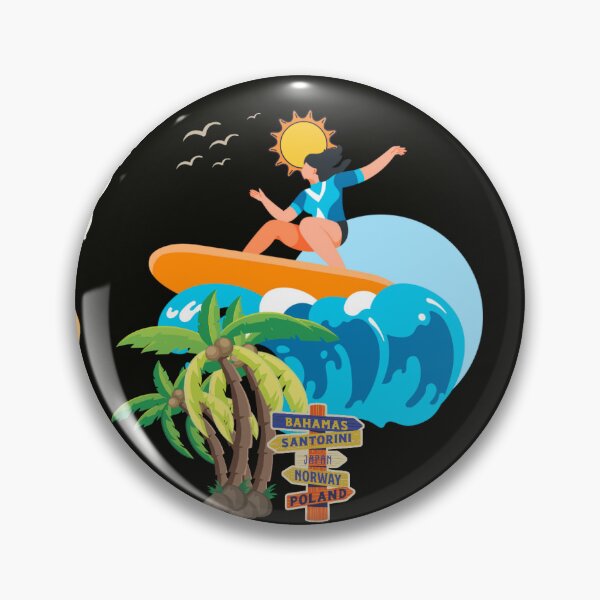 Item preview, Surfing for Life - Tropical Summer designed and sold by Akarshani Rumeshika.