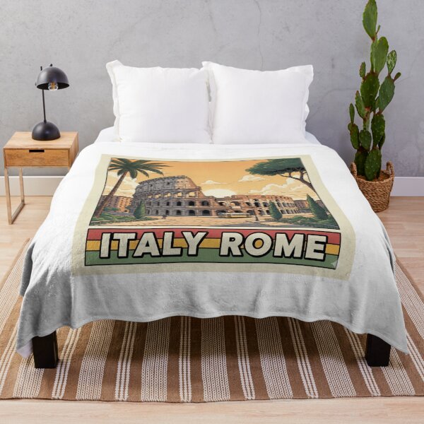 Item preview, Retro Anime Italy Rome Colosseum Travel T Shirt Design designed and sold by ANIMEX00.