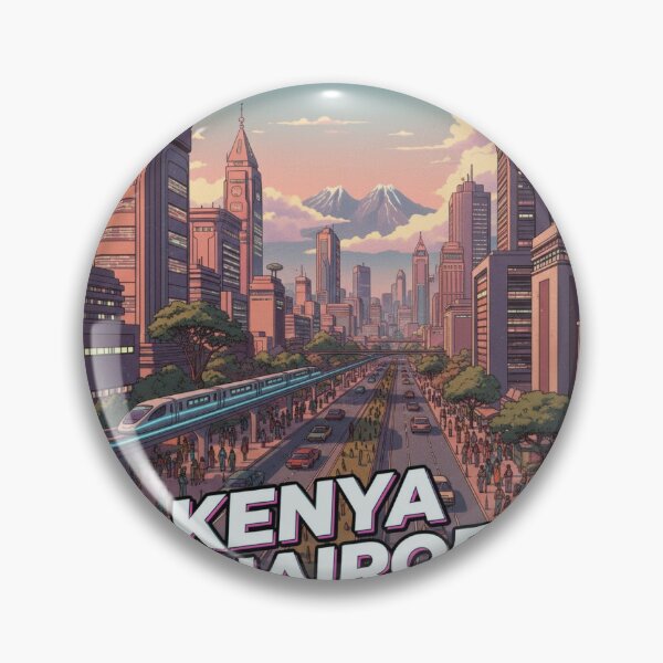 Item preview, Retro Anime Kenya Nairobi Travel T Shirt Design designed and sold by ANIMEX00.