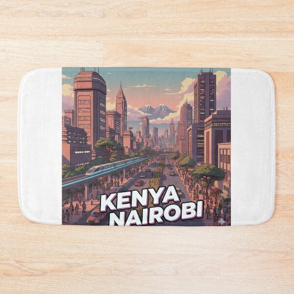 Item preview, Retro Anime Kenya Nairobi Travel T Shirt Design designed and sold by ANIMEX00.