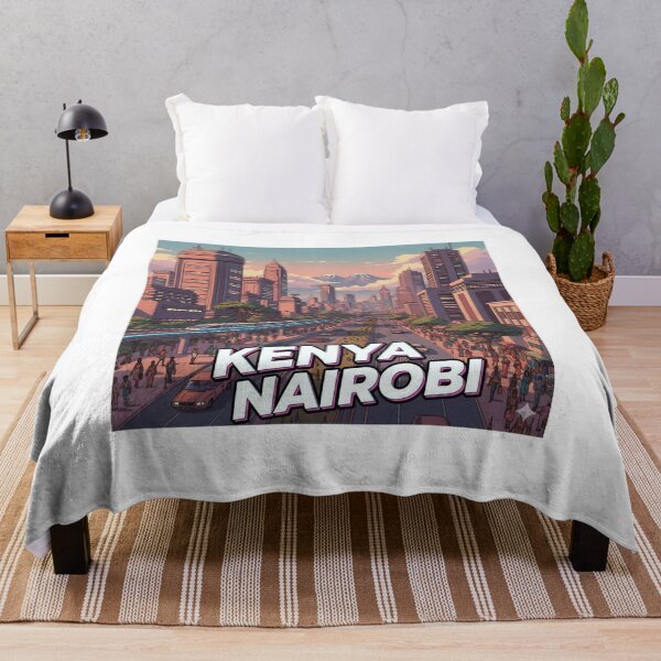 Item preview, Retro Anime Kenya Nairobi Travel T Shirt Design designed and sold by ANIMEX00.