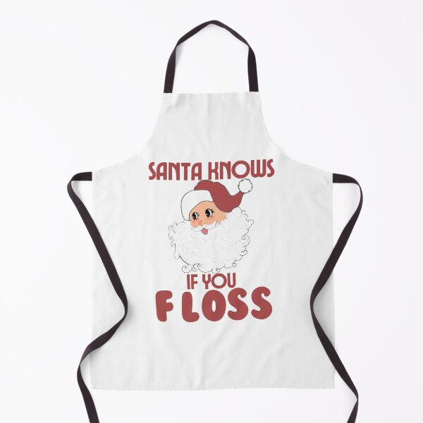 Item preview, Santa knows if you floss designed and sold by TaraPen.