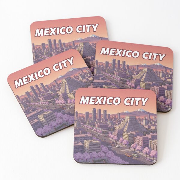 Item preview, Retro Anime Mexico City Travel T Shirt Design designed and sold by ANIMEX00.