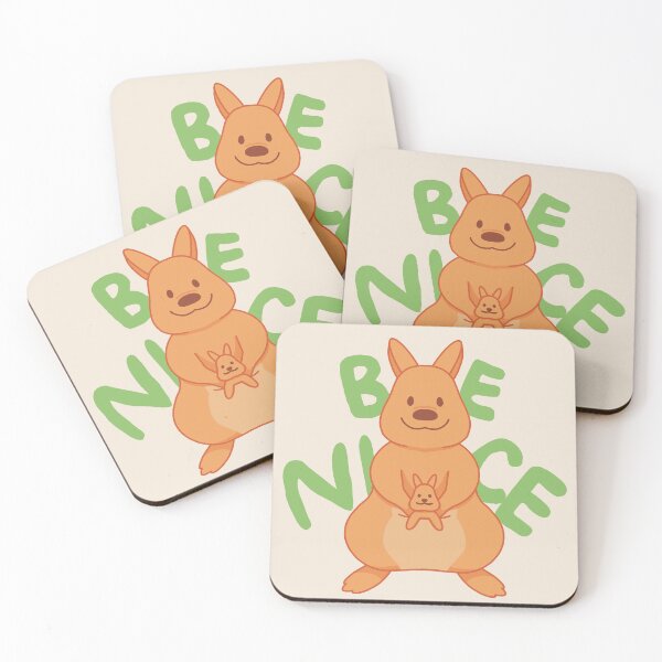 Item preview, Be Nice Warm reminder from kawaii kangaroo mom designed and sold by tayaan.