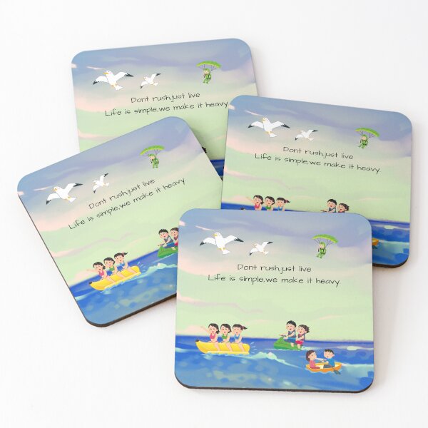 Item preview, Don’t Rush, Live Fully – Simple Life Reminder designed and sold by themarkmaker.