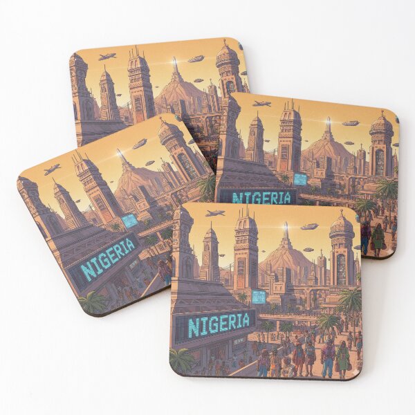 Item preview, Retro Anime Nigeria Abuya Travel T Shirt Design designed and sold by ANIMEX00.