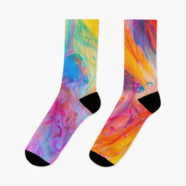 Item preview, Vibrant bright flowing psychedelic rainbow fluid art pattern designed and sold by PATTERN4HAPPY.