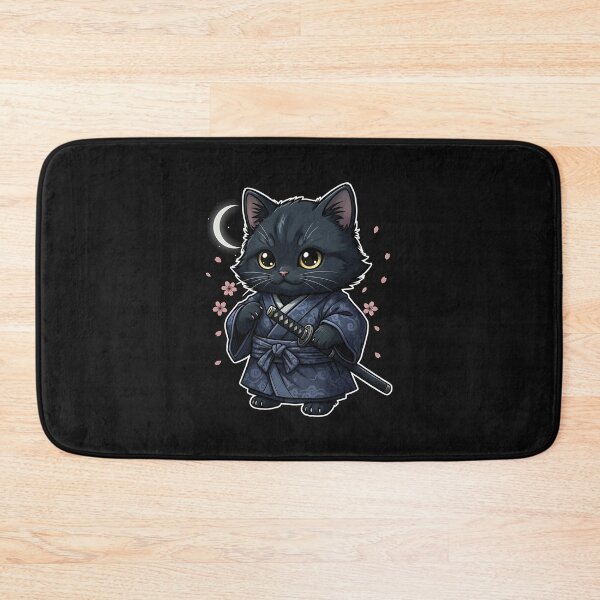 Item preview, Samurai Cat  Cute Samurai Kitten Japanese Art  Kawaii  designed and sold by facegm.