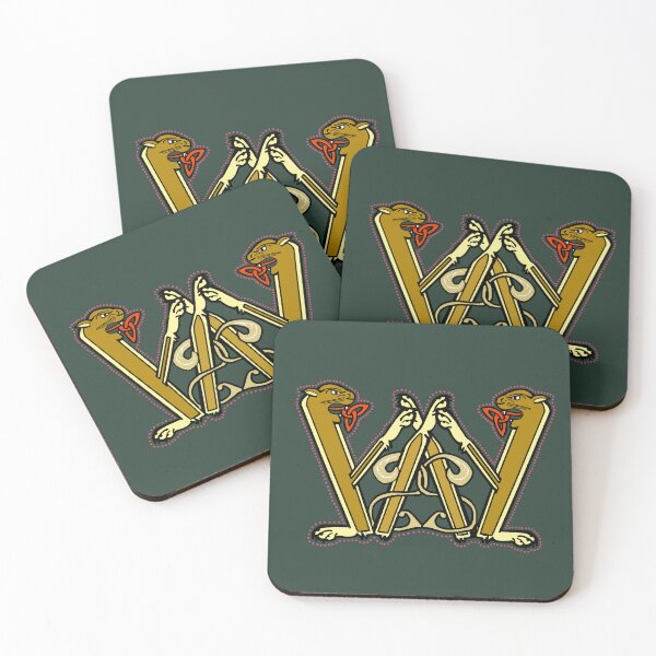 Item preview, Roaring Lioness Medieval Letter W designed and sold by Donnahuntriss.