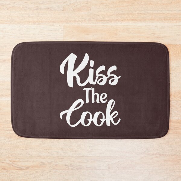 Item preview, Kiss The Cook Funny Novelty. Funny Cooking Quote. Cook Lover designed and sold by DesignHouse07.