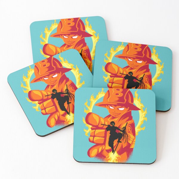 Item preview, Fire Burst Captain – Flame Warrior Art designed and sold by LittleDame.