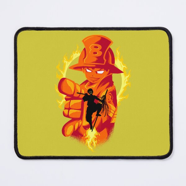 Item preview, Fire Burst Captain – Flame Warrior Art designed and sold by LittleDame.