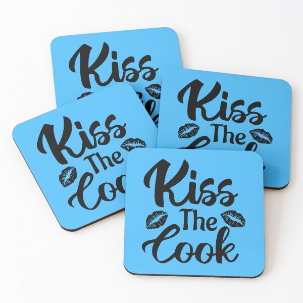 Item preview, Kiss The Cook Funny Novelty. Funny Cooking Quote. Cook Lover designed and sold by DesignHouse07.