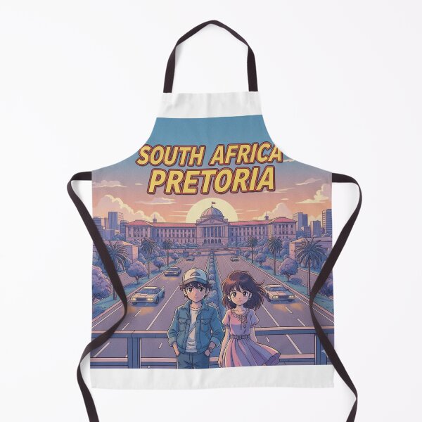 Item preview, Retro Anime South Africa Pretoria Travel T Shirt Design designed and sold by ANIMEX00.