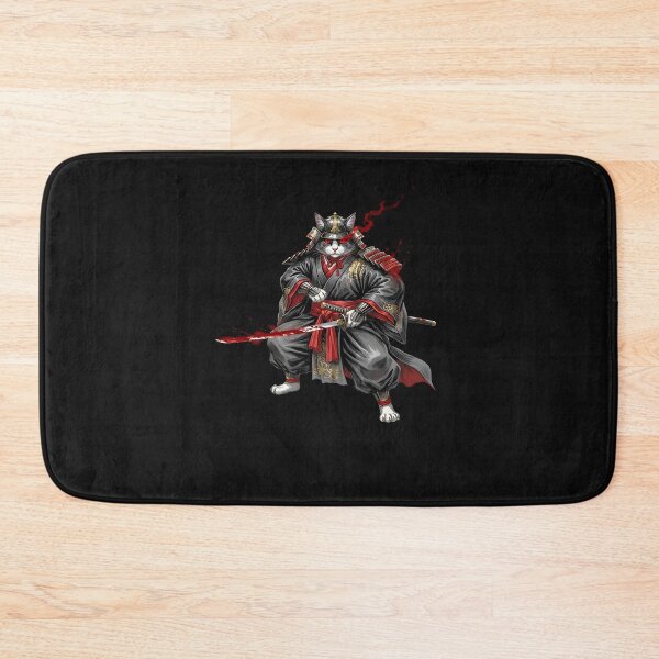 Item preview, Samurai Cat - Japan Warrior Katana Power  designed and sold by facegm.