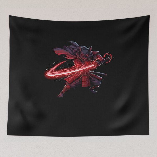 Item preview, Samurai Cat - Japan Warrior Katana Power  designed and sold by facegm.