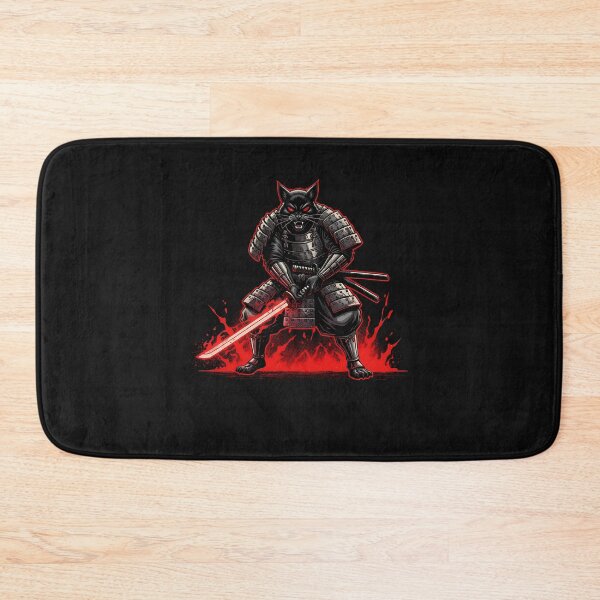 Item preview, Samurai Cat - Japan Warrior Katana Power designed and sold by facegm.